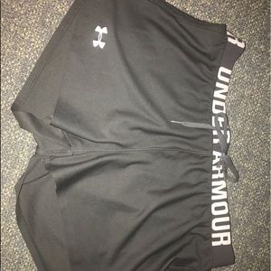 Grey Under armor shorts